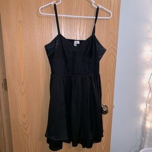 Black flowy dress